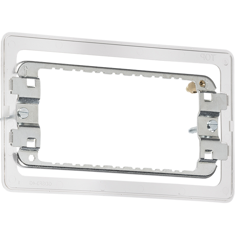 Knightsbridge Screwless 3-4G Grid Mounting Frame